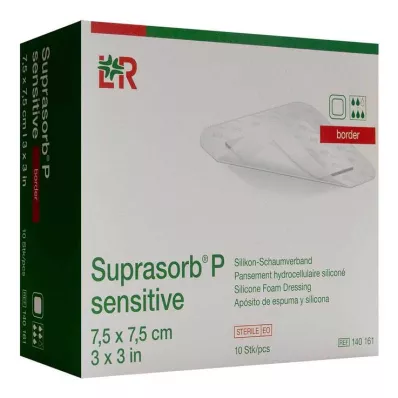 Suprasorb P jutīga PU-putu apmale 7,5x7,5 cm, 10 gab Suprasorb P jutīga PU-putu apmale 7,5x7,5 cm, 10 gab