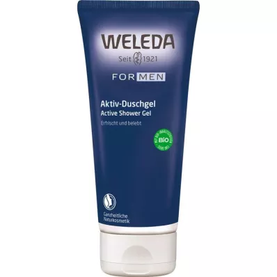 WELEDA for Men Active dušas želeja vīriešiem, 200 ml