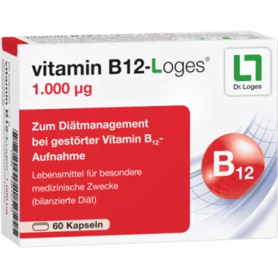 VITAMIN B12-LOGES 1000 μg kapsulas, 60 gab