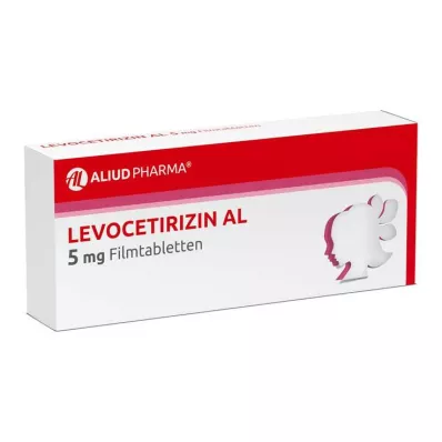 LEVOCETIRIZIN AL 5 mg apvalkotās tabletes, 20 gab LEVOCETIRIZIN AL 5 mg apvalkotās tabletes, 20 gab
