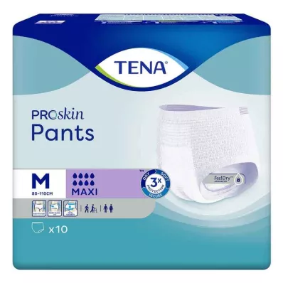 TENA Bikses Maxi M nesaturēšanai, 10 gab TENA Bikses Maxi M nesaturēšanai, 10 gab