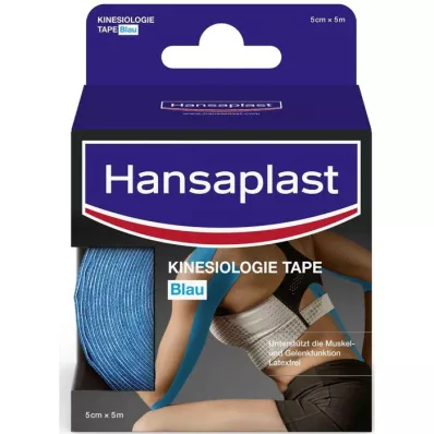 HANSAPLAST Sporta kinezioloģiskā lenta 5 cmx5 m, zila, 1 gab