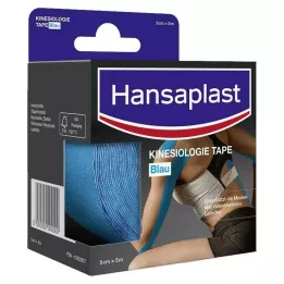 HANSAPLAST Sporta kinezioloģiskā lenta 5 cmx5 m, zila, 1 gab