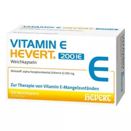 VITAMIN E HEVERT 200 I.U. mīkstās kapsulas, 100 gab