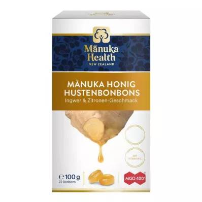 Manuka Health Mgo 400 + ingvera-citronu konfektes, 100 g