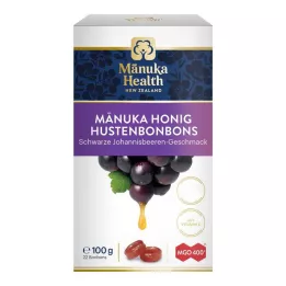 MANUKA HEALTH MGO 400+ Konfekšu konfektes, melnā asinszāle, 100 g