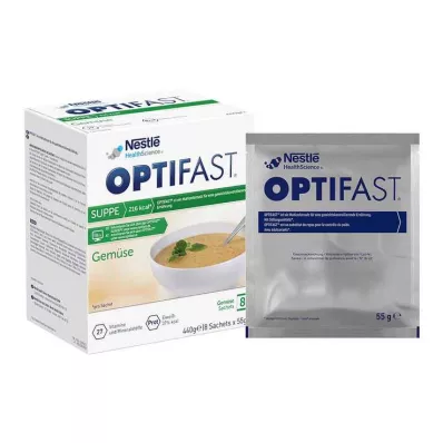 Optifast zupas dārzeņu pulveris, 8X55 g Optifast zupas dārzeņu pulveris, 8X55 g