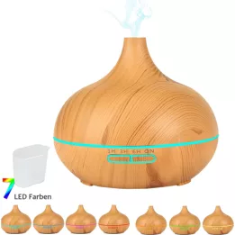 AROMA DIFFUSER Koka konstrukcija ar LED, 1 gab