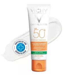 VICHY CAPITAL Soleil matt saules kopšanas krēms.LSF 50+, 50 ml