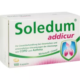 SOLEDUM addicur 200 mg mīkstās kapsulas ar enterisko apvalku, 100 gab