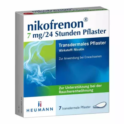 nikofrenona 7 mg/24 stundu plāksteris, 7 gab nikofrenona 7 mg/24 stundu plāksteris, 7 gab