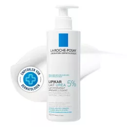 ROCHE-POSAY Lipikar Lait Urea 5+ losjons, 400 ml