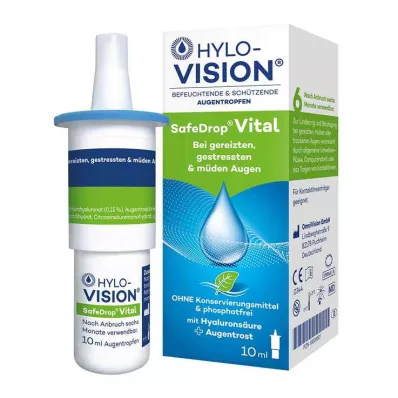 HYLO-VISION SafeDrop Vital acu pilieni, 10 ml