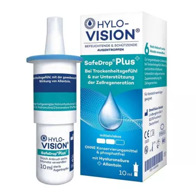 HYLO-VISION SafeDrop Plus acu pilieni, 10 ml