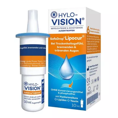 HYLO-VISION SafeDrop Lipocur acu pilieni, 10 ml