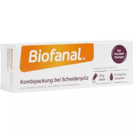 BIOFANAL Kombinētais iepakojums maksts mikozes ārstēšanai Vagtab + ziede, 1 P