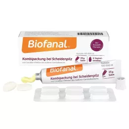 BIOFANAL Kombinētais iepakojums maksts mikozes ārstēšanai Vagtab + ziede, 1 P