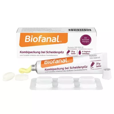 Biofanal® kombinētais iepakojums maksts piena sēnītei, 1 gab