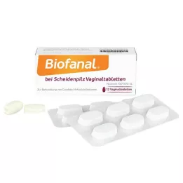 BIOFANAL maksts mikozes gadījumā 100 000 I.U. vaginālas tabletes, 12 gab
