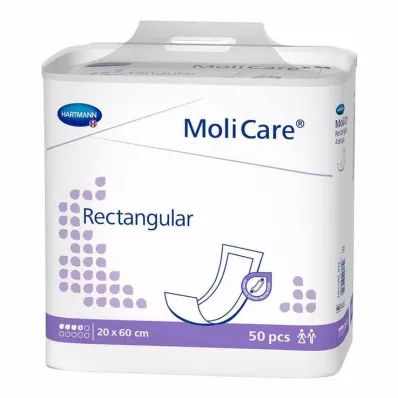 MOLICARE taisnstūrveida 4 pilieni 20x60 cm, 50 gab MOLICARE taisnstūrveida 4 pilieni 20x60 cm, 50 gab