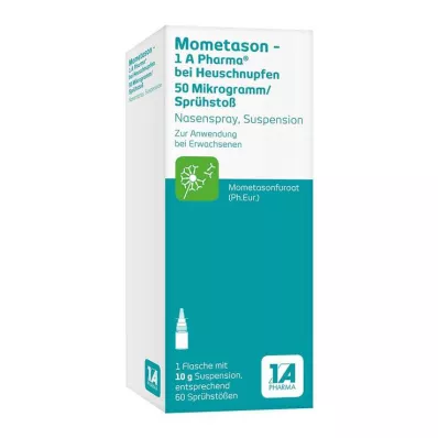 MOMETASON 1A Phar.b.Heuschnupfen 50μg/Spr.Stoß 60, 10 g MOMETASON 1A Phar.b.Heuschnupfen 50μg/Spr.Stoß 60, 10 g