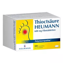 THIOCTSÄURE HEUMANN 600 mg apvalkotās tabletes, 100 gab