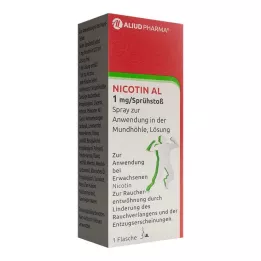 NICOTIN AL 1 mg/smidzināms aerosols iekšķīgai lietošanai, 1 gab