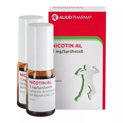 NICOTIN AL 1mg/izsmidzināms aerosols, 2 gab NICOTIN AL 1mg/izsmidzināms aerosols, 2 gab