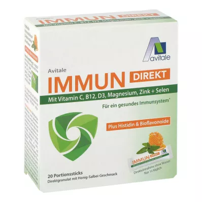 IMMUN DIREKT Paliktņi, 20X2,2 g IMMUN DIREKT Paliktņi, 20X2,2 g