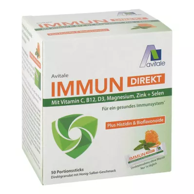 IMMUN DIREKT Paliktņi, 50X2,2 g IMMUN DIREKT Paliktņi, 50X2,2 g