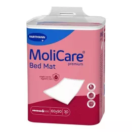 MOLICARE Gultas paklājs Premium 7 pilieni 60x90 cm, 30 gab