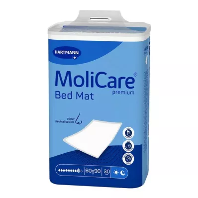 MOLICARE Gultas paklājs Premium 9 pilieni 60x90 cm, 30 gab MOLICARE Gultas paklājs Premium 9 pilieni 60x90 cm, 30 gab