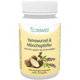 YAMSWURZEL & MÖNCHSPFEFFER Floramed kapsulas, 60 kapsulas