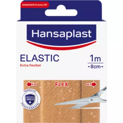 HANSAPLAST Elastīgais plāksteris 8 cmx1 m, 1 gab