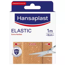 HANSAPLAST Elastīgais plāksteris 8 cmx1 m, 1 gab