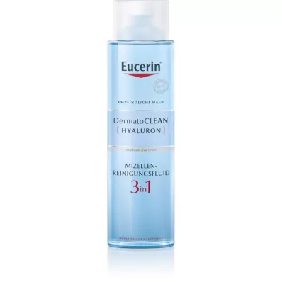 EUCERIN DermatoCLEAN Hyal.Miz.tīrīšanas šķidrums 3in1, 400 ml