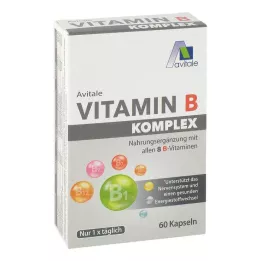 VITAMIN B KOMPLEX kapsulas, 60 kapsulas