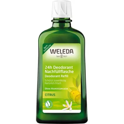 WELEDA Citrus 24h dezodoranta uzpildes flakons, 200 ml