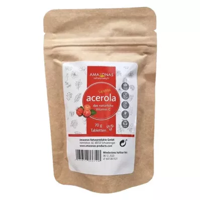 ACEROLA VITAMIN C bez pievienotā cukura Pastilas, 70 g