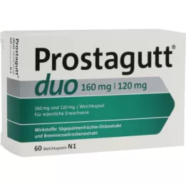 PROSTAGUTT duo 160 mg/120 mg mīkstās kapsulas, 60 gab