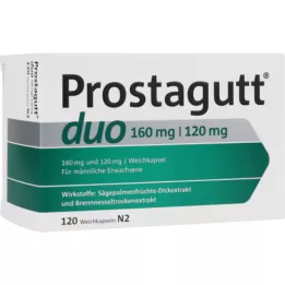 PROSTAGUTT duo 160 mg/120 mg mīkstās kapsulas 120 gab., 120 gab