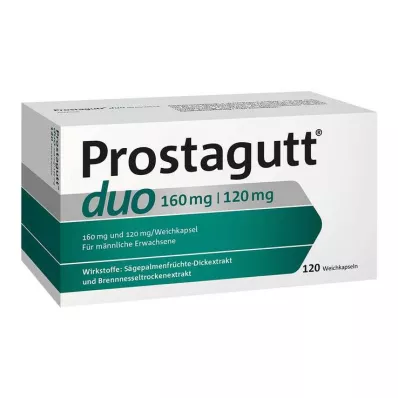 PROSTAGUTT duo 160 mg/120 mg mīkstās kapsulas 120 gab., 120 gab