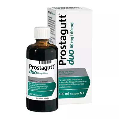 PROSTAGUTT duo 80 mg/60 mg šķidrums 100 ml, 100 ml PROSTAGUTT duo 80 mg/60 mg šķidrums 100 ml, 100 ml
