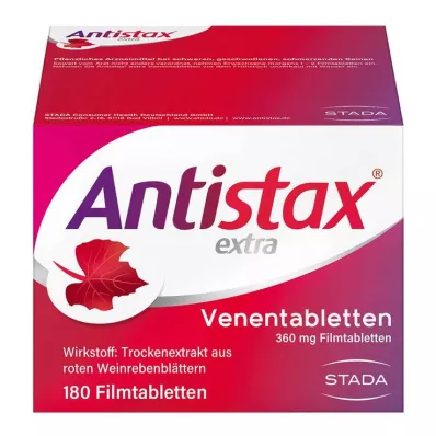 ANTISTAX papildu vēnu tabletes, 180 gab ANTISTAX papildu vēnu tabletes, 180 gab