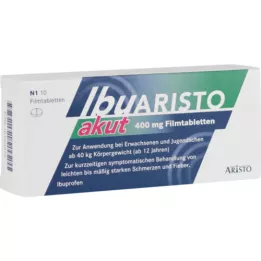 IBUARISTO akūtas 400 mg apvalkotās tabletes, 10 gab