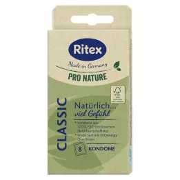 RITEX PRO NATURE CLASSIC Prezervatīvi, 8 gab