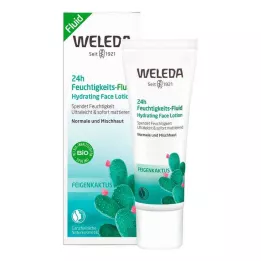 WELEDA Prickly pear 24h mitrinošs šķidrums, 30 ml