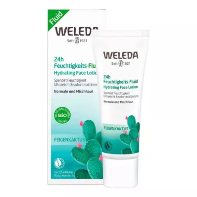 WELEDA Prickly pear 24h mitrinošs šķidrums, 30 ml WELEDA Prickly pear 24h mitrinošs šķidrums, 30 ml