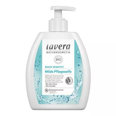 Lavera basic sensitiv care sensor maiga organiskā alveja + kumelīte, 250 ml