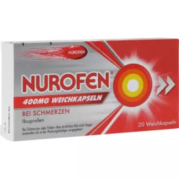 NUROFEN 400 mg mīkstās kapsulas, 20 gab